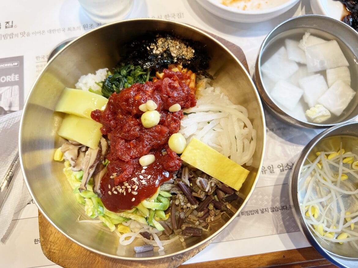 Jeonju - Leckeres Bibimbap im Hankook Jib