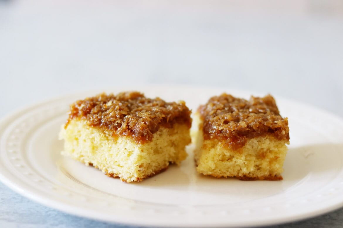 Rezept: Dänischer Drømmekage (Traumkuchen)