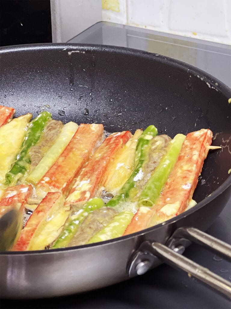 Rezept: Sanjeok – Koreanische Spieße mit Rindfleisch und Gemüse