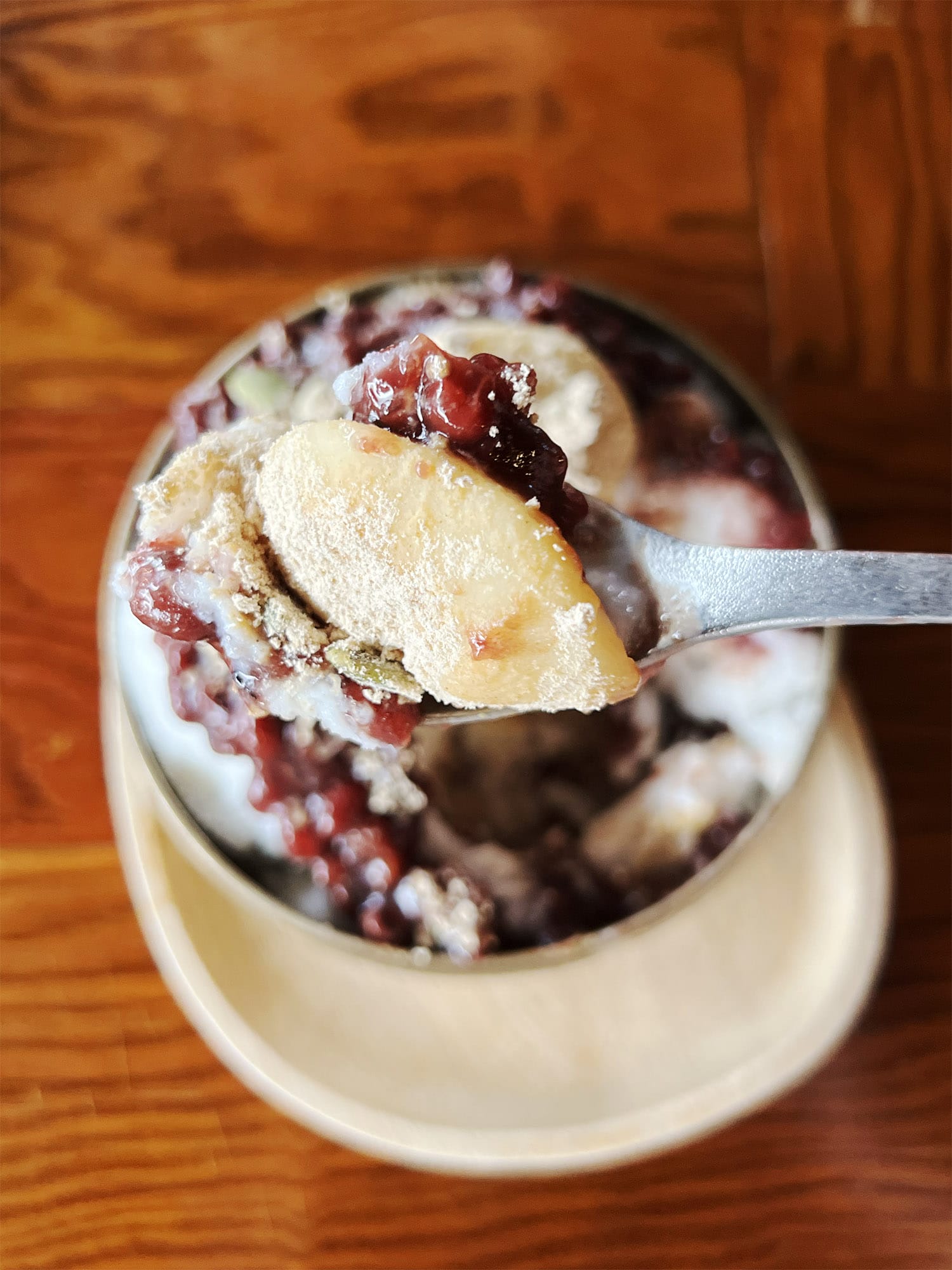 Korea: Patbingsu im Cafe Dal im Jeonju Hanok Village