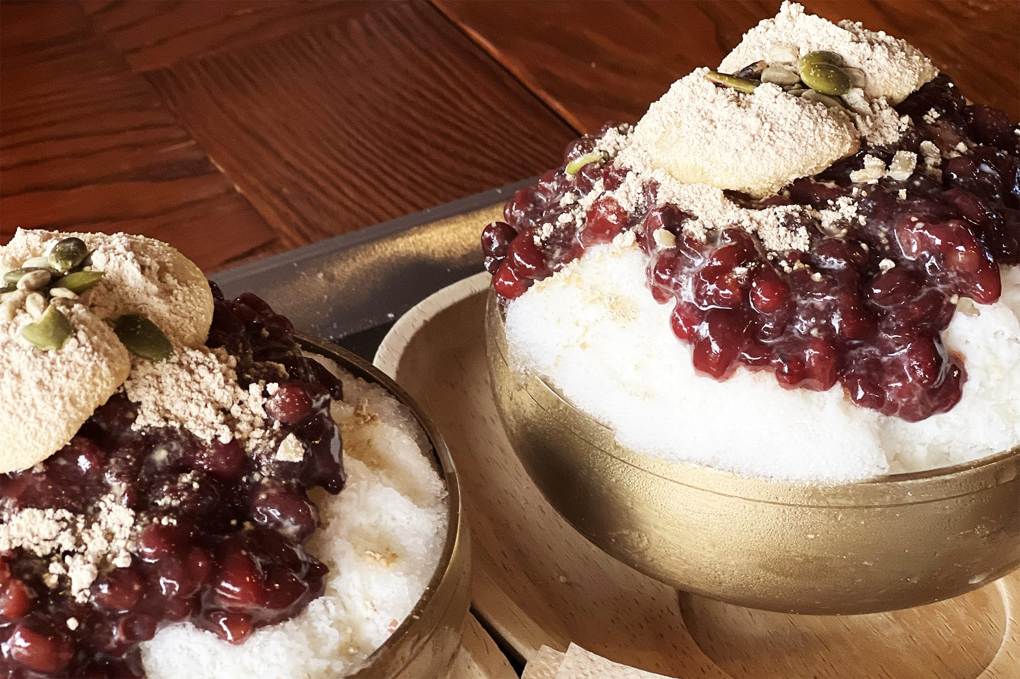 Korea: Patbingsu im Cafe Dal im Jeonju Hanok Village