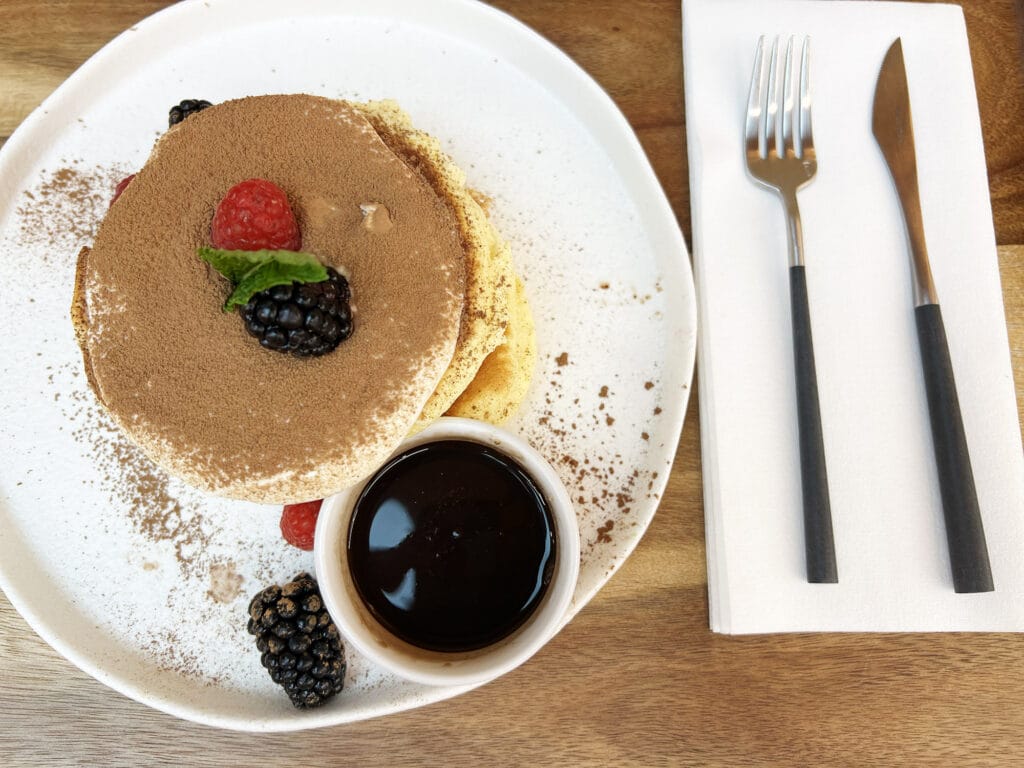 New York: Soufflé-Pfannkuchen bei Fluffy Fluffy