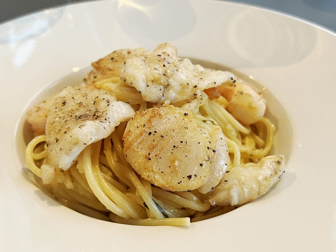 Rezept: Kristians fantastische Meeresfrüchtepasta mit Jakobsmuscheln